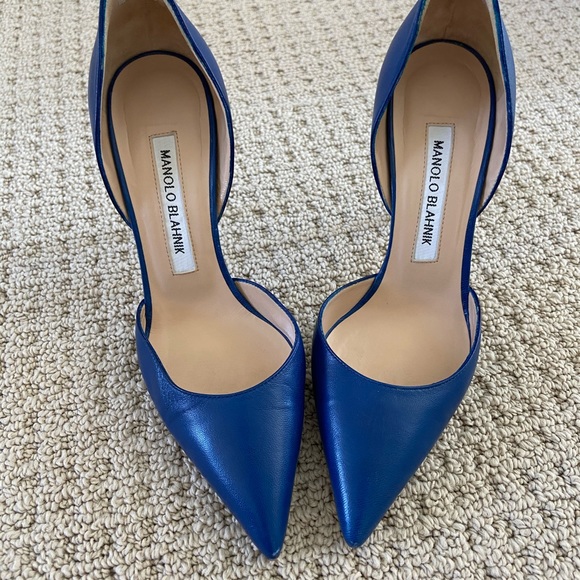 Manolo Blahnik Shoes - Manolo Blahnik Leather D’Orsay pumps